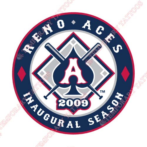 Reno Aces Customize Temporary Tattoos Stickers NO.8213
